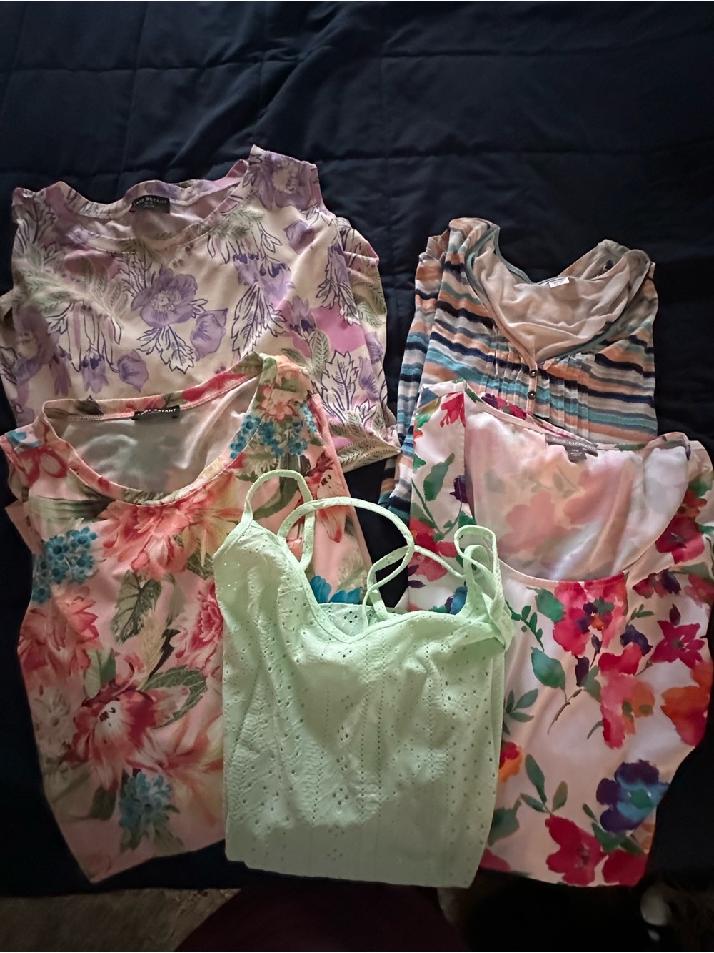 Lane Bryant, Avenue and Jessica London shorts and tanks. Brand new